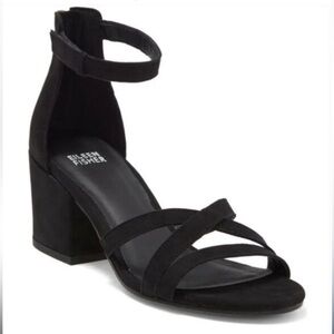 Eileen Fisher | Jazzy Heel Sandals w/Block Heel and Ankle Strap